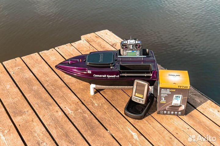 Прикормочный кораблик CamaraD - эхолот TF740,21А