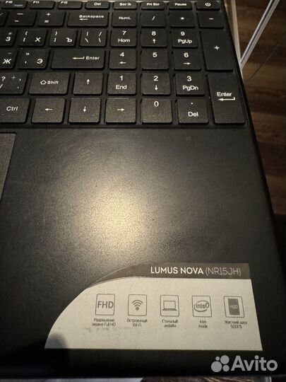 Ноутбук Lumus Nova NR15JH запчасти