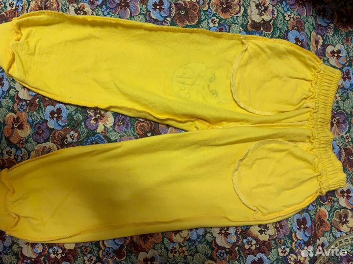 Штаны девичьи утепленные с карманами