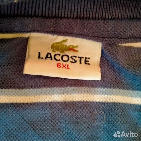 Футболка polo мужская lacoste