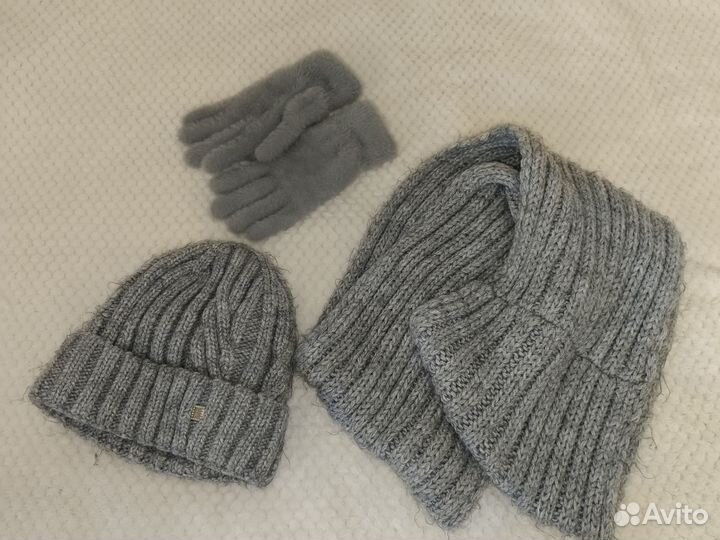 Комплект Шапка,снуд,перчатки