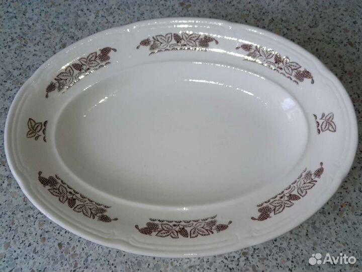 Блюдо большое СССР 35/25см