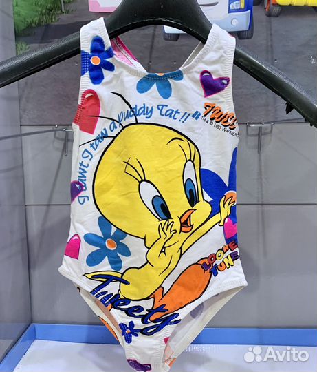 Купальник для девочки новый looney toons