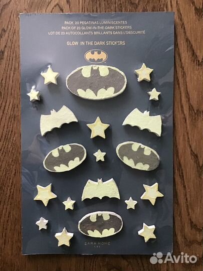 Светящиеся в темноте стикеры Batman zara home