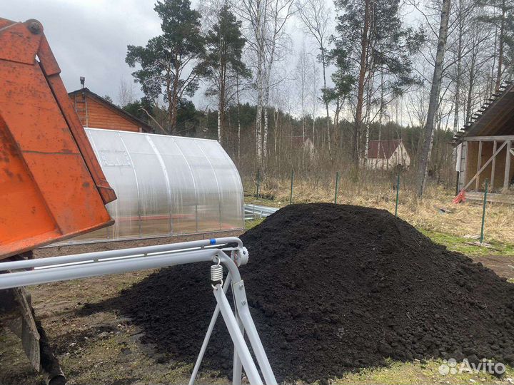 Земля плодородная чернозем грунт