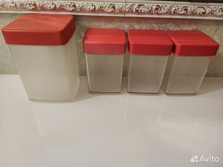 Баночки для сыпучих продуктов СССР