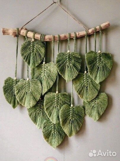 Настенное панно / кашпо/ декор макраме на заказ