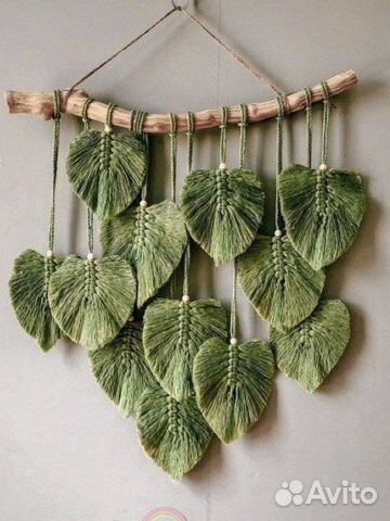 Настенное панно / кашпо/ декор макраме на заказ