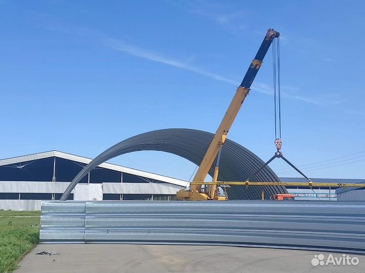 Быстровозводимые ангары в рассрочку 691 кв.м