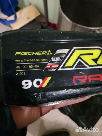 Горные лыжи Fisher детские 90,ботинки Salomon 17,0