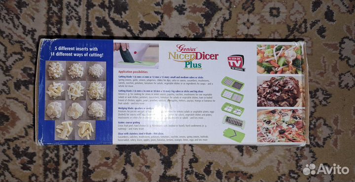 Ручная овощерезка тёрка шинковка 10в1