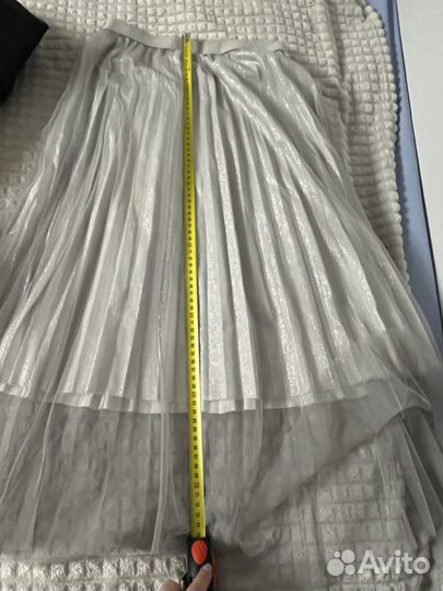 Юбка плиссе фатин женская