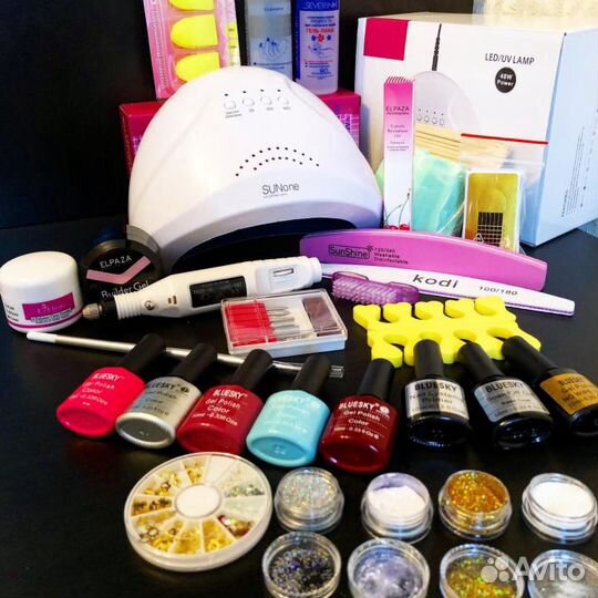 Набор для маникюра/шеллака/наращивания ногтей