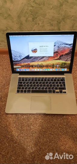 Apple MacBook Pro 15 core i7 /8Gb/SSD 180+750gb