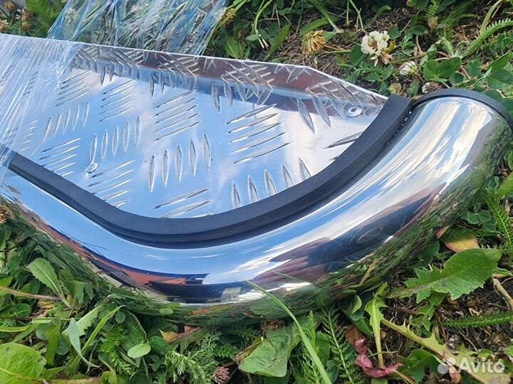 Защита порогов площадка новая