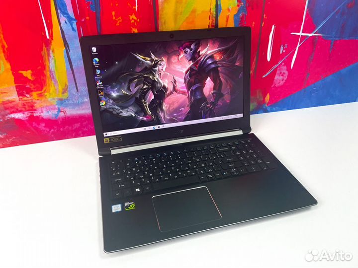 Игровой ноутбук Acer на i7 / GeForce GTX 1050