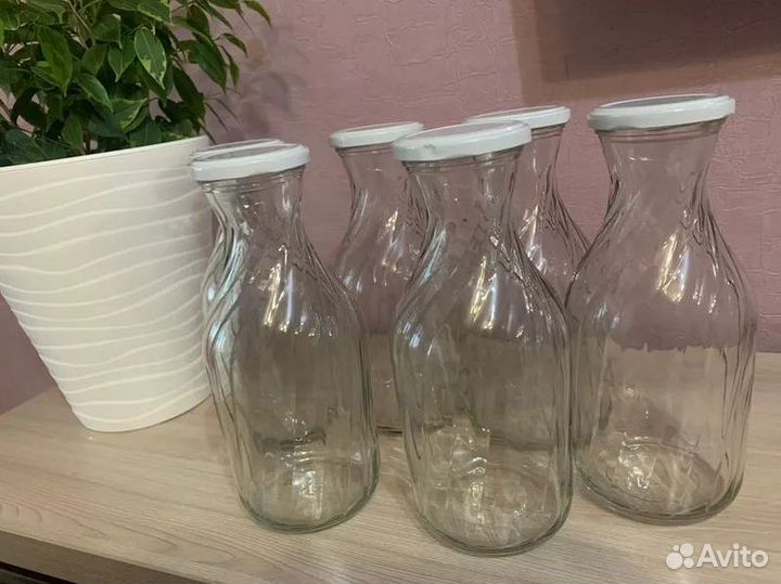 Декантер, графин, бутылка (набор 6 шт)