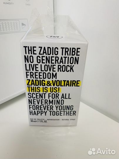 Бронь до 03.08.Zadig voltaire this is us 30 ml