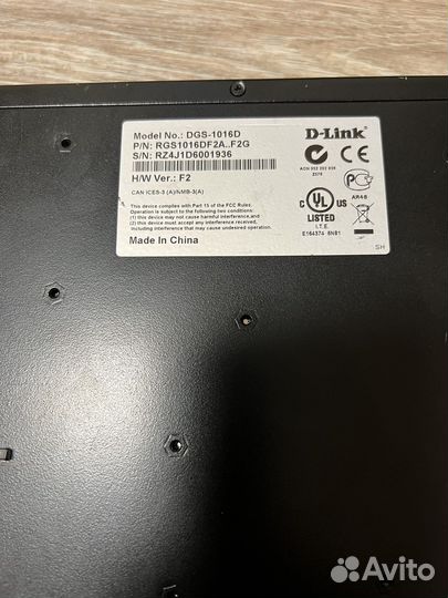 Коммутатор dlink 16 port
