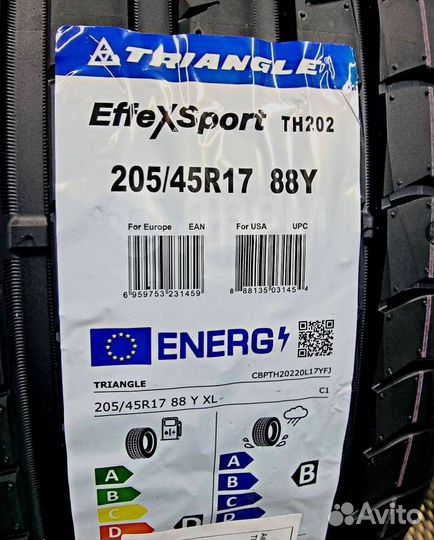 Triangle EffeXSport TH202 205/45 R17 88Y