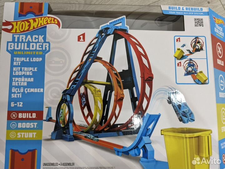 Трек Hot Wheels Тройная петля (оригинал)