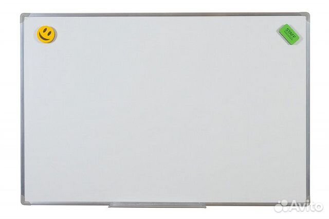 Доска белая для маркера 90х60 см WDK, на стену