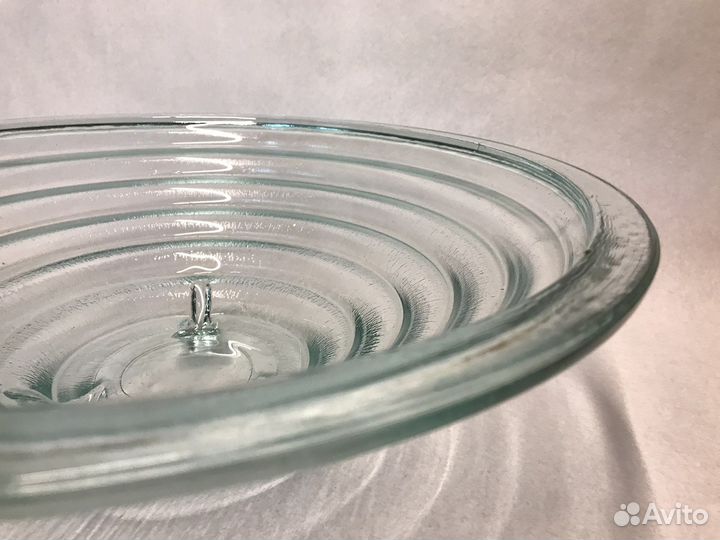 Ваза чаша стекло ручная работа