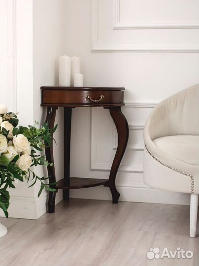 Консоль Угловая Элегант орех арт85329