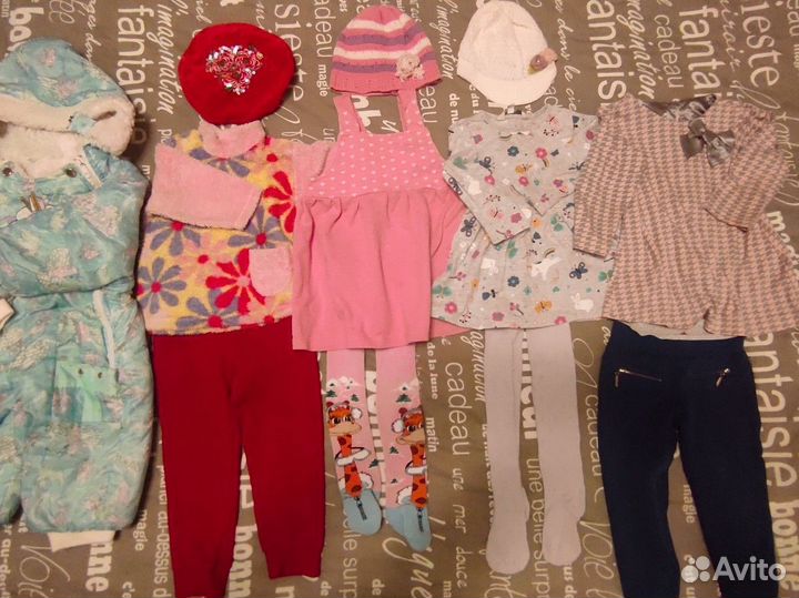 Детские вещи пакетом для девочки 74-96