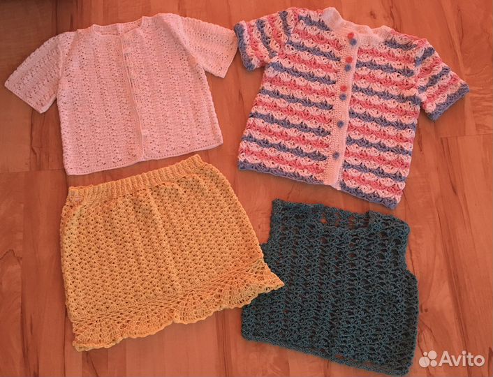 Вязаные детские вещи ручной работы