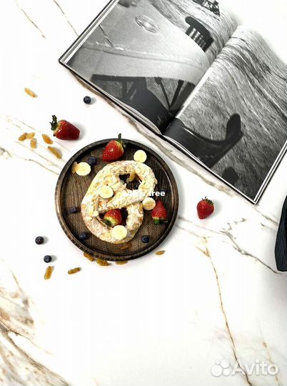 Деревянная тарелка