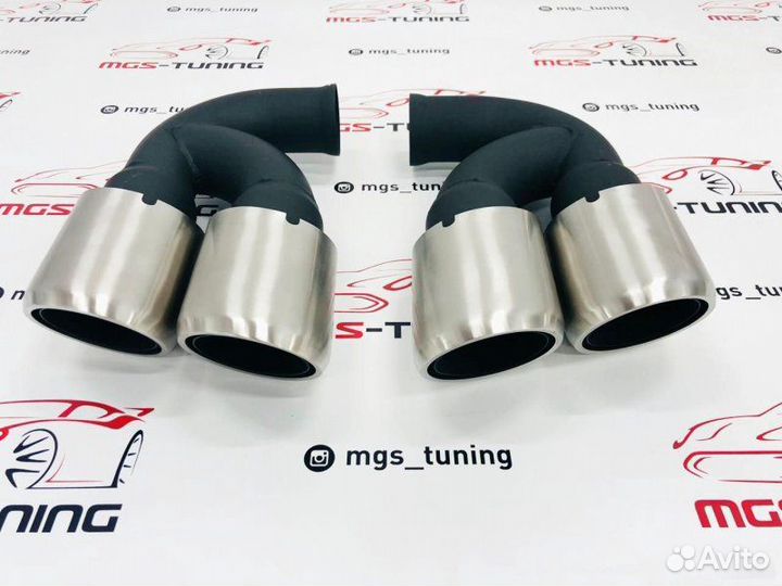 Насадки Porsche Cayenne хром 10-14г 37 см