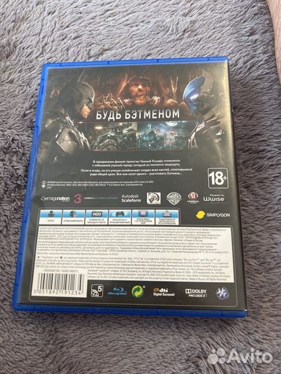 Игра для приставки PS4 Batman