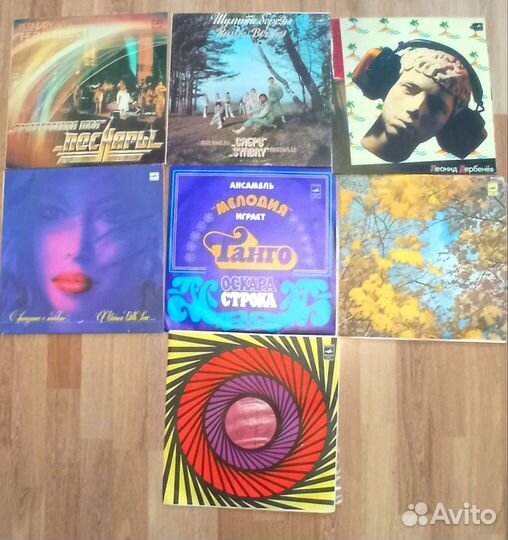 Пластинки зарубежная, советская эстрада