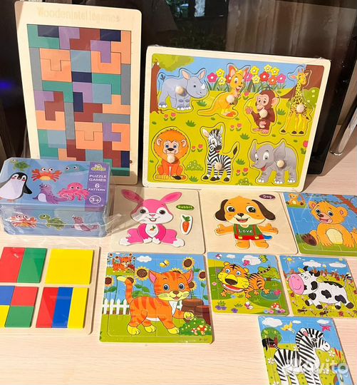 Развивающие деревянные игрушки