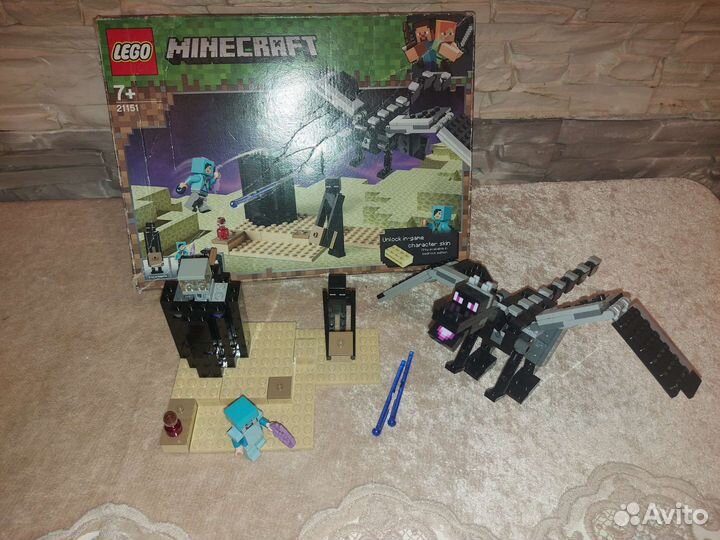 Конструктор lego Minecraft Последняя битва21151