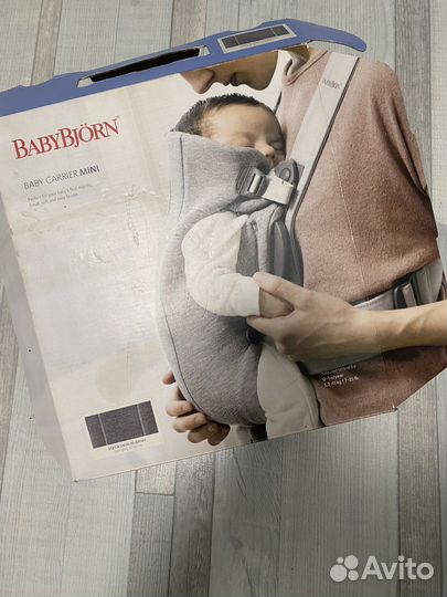 Переноска Кенгуру BabyBjorn Mini Cotton Jersey