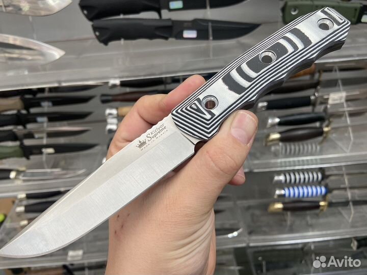 Нож Kizlyar Supreme Echo Niolox StoneWash