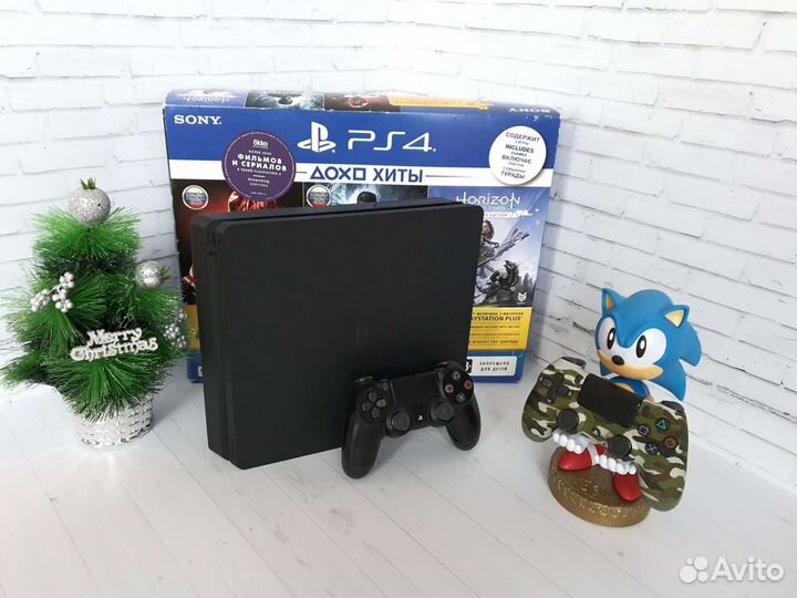 Ps4 slim 500Gb + 2 джойстика/обмен