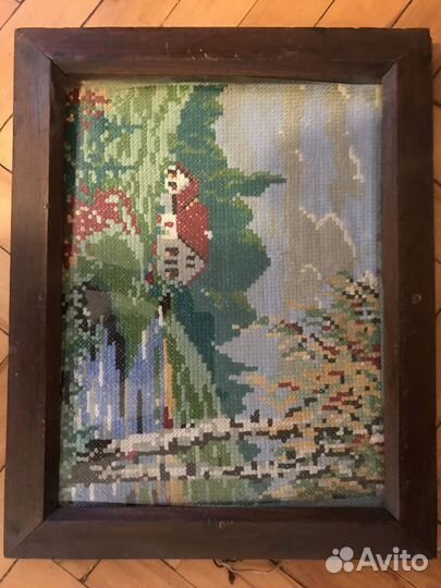 Картина вышивка