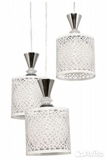 Люстра каскадная хрустальная подвесная Pablo