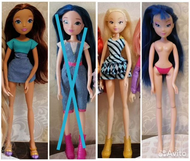 Куклы Winx, Barbie Skiper и др