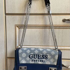 Новая сумка Guess деним/ экокожа синий