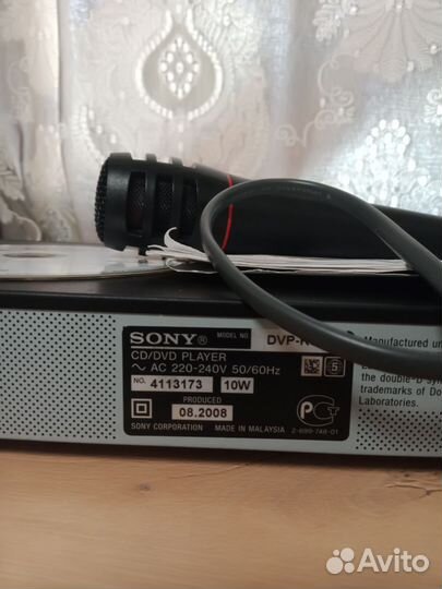 Dvd плеер sony караоке DVP-K68P