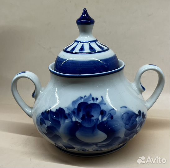 Сахарница Гжель