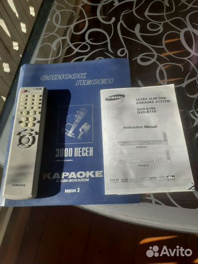 Samsung DVD K100 караоке