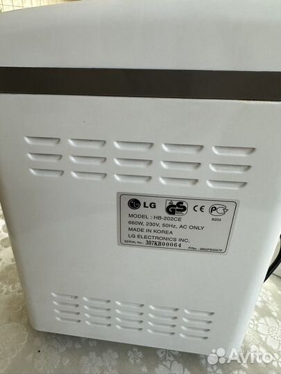 Хлебопечка lg