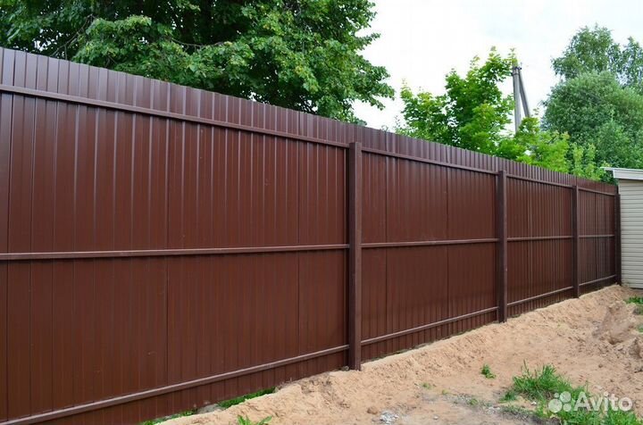 Забор из профлиста