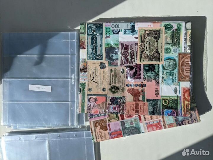 Альбомы для банкнот и листы новые