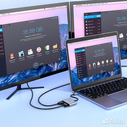 Переходник с Type-C на hdmi